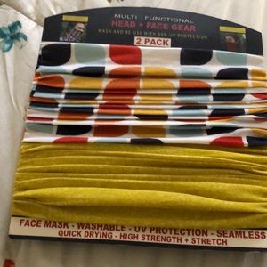 Multi functional head + face gear gold/multi